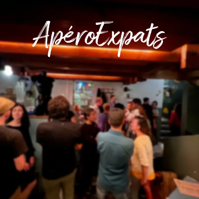 Original event artwork for ApéroExpats - New to Lausanne