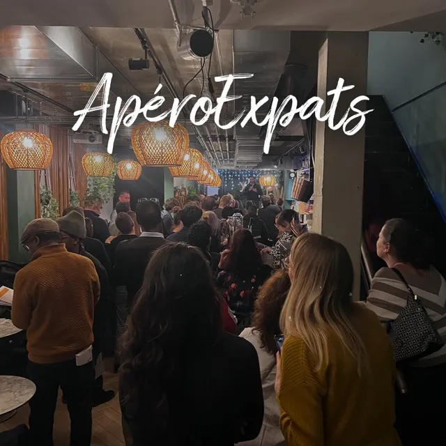 Original event artwork for ApéroExpats (New to Lausanne, or been MIA)