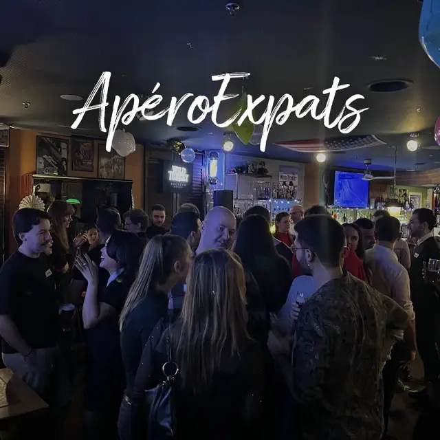 Original artwork for ApéroExpats Afterwork